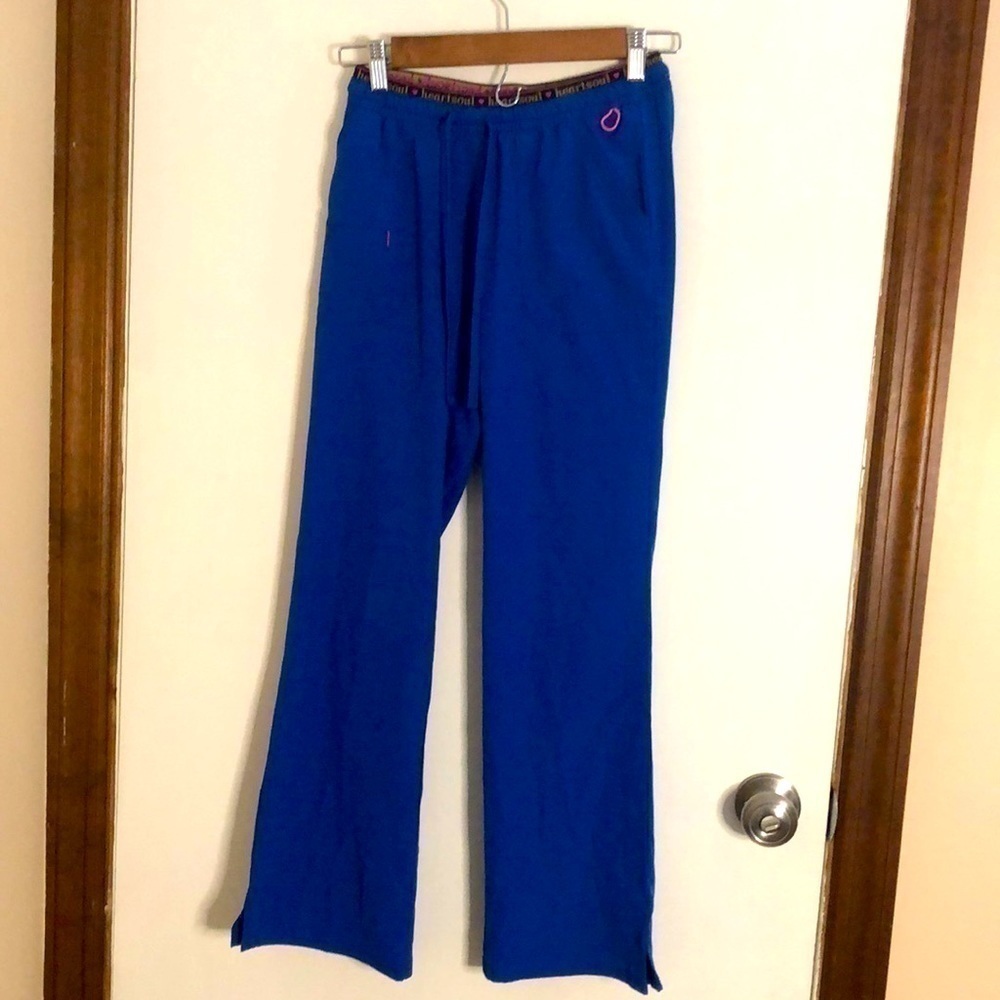 Heartsoul Pants Scrub Color Blue Size XS Petite